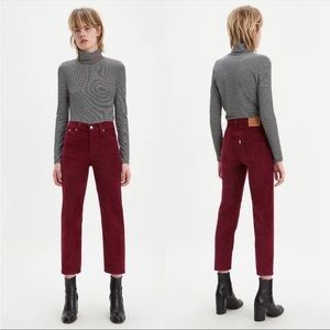 Levi’s wedgie corduroy jeans